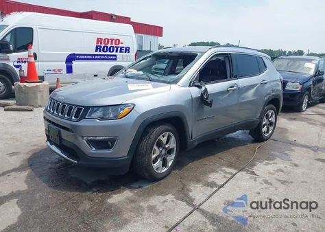 2021 Jeep Compass Limited 4X4 z USA, uszkodzony, nr VIN 3C4NJDCB3MT519818